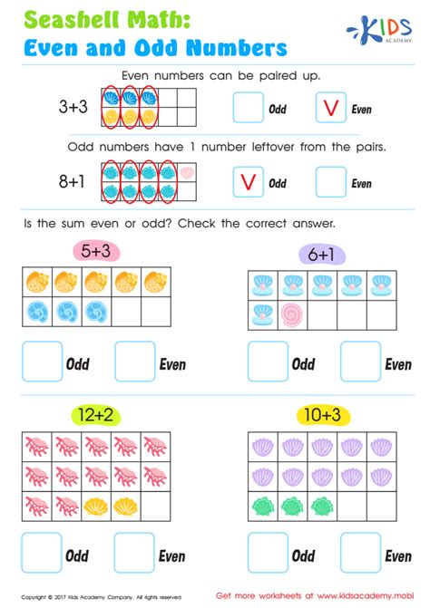 odd and even number worksheets|Even and Odd Numbers Worksheets for Kids Online .